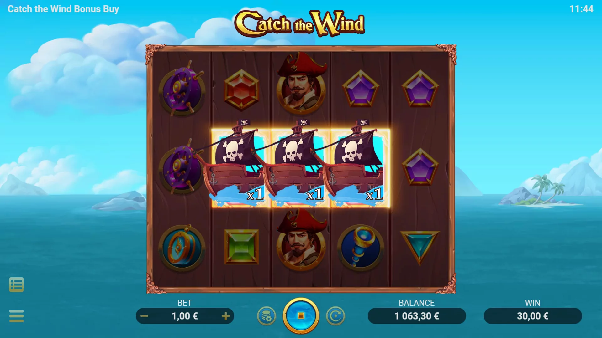 EVO Catch The Wind Bonus Buy Screenshot