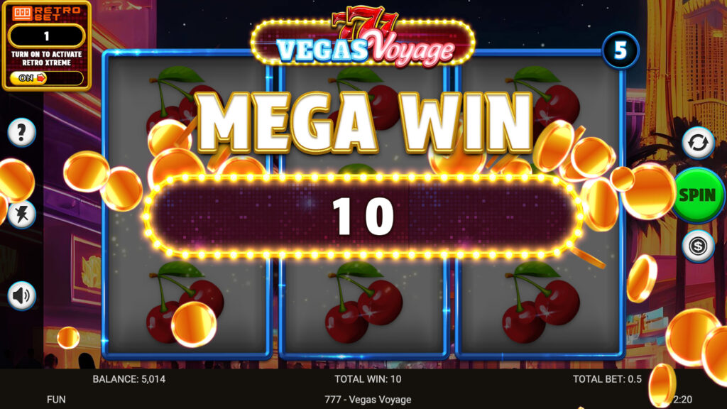 SP 777 vegas voyage Screenshot