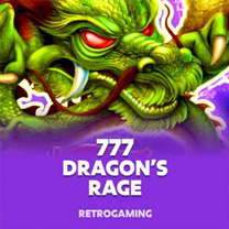 777 Dragons Rage slot game showcased on Whyzczy.